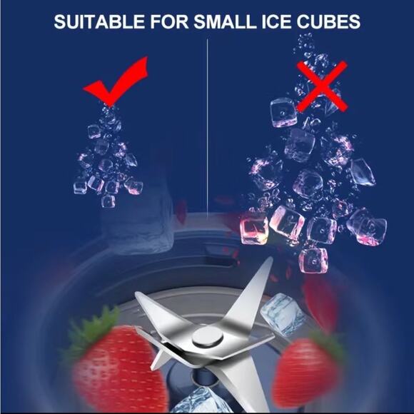 Pink wireless portable smoothie blender juicing cup USB charge new in box - Picture 4 of 6